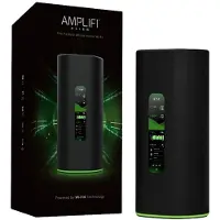 Ubiquiti Alien Router, Wi-Fi 6 (802.11ax), Dual-Band (2,4 GHz/5 GHz), Ethernet/LAN, Schwarz, Grün, Tabletop-Router