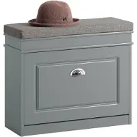 SoBuy FSR82-K-HG Schuhschrank mit Sitz - 61 x 24 x 51 cm - Grau