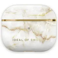 IDEAL OF SWEDEN , Hülle für AirPods 3 Modell Golden Pearl Marble Attraktiv, Gold