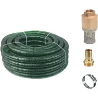 Alfaflex Spiralschlauch 25 mm - 25 Meter + Saugkorb mit Fußventil - Angebot!