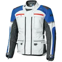 Held Carese Evo GTX Hellgrau Blau Motorrad Textiljacke Größe S