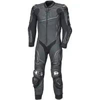 Held Slade II Schwarz 1-Teiler Motorrad Lederkombi Größe 98
