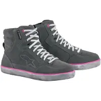 Alpinestars J-6 Wasserdichte Damen Motorradschuhe, grau/fuchsia, 6,5 (38)