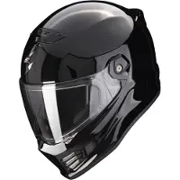 Scorpion Covert FX Solid Schwarz Integralhelm Größe L