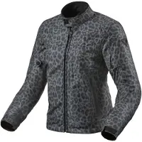REV'IT! Shade H2O Ladies Leopard Dark Grau Jacke Größe XS
