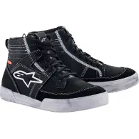 Alpinestars Ageless Motorradschuhe Black White Cool Gray