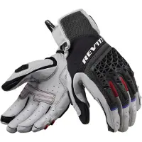 REV'IT! Sand 4 Light Grau Schwarz Handschuhe Größe S