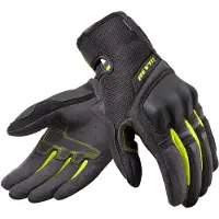 REV'IT! Volcano Ladies Schwarz Neon Gelb Handschuhe Größe XS
