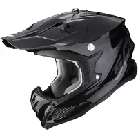 Scorpion VX-22 Air Solid Schwarz Crosshelm Größe S
