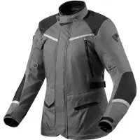 REV'IT! Voltiac 3 H2O Ladies Grau Schwarz Jacke Größe 46