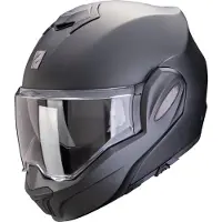 Scorpion Exo-Tech Evo Pro Solid Matt Pearl Schwarz Klapphelm Größe XS