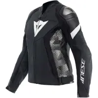 Dainese Avro 5 Damen Lederjacke (IT44) Rindsleder schwarz, 38