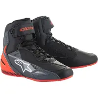 Alpinestars Faster-3 Schuhe Schwarz Grau Rot Fluo Größe US 7