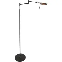 Steinhauer Turound LED-Leseleuchte mit Gelenkarm-Schwarz-Rauchglas-mit Tunable White (2200K - 4000K)