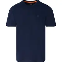 BOSS für Herren. 50508584 Tales navy T-Shirt (S), Lässig, Baumwolle, Kurzarm, Marine