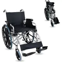 Mobiclinic , Rollstuhl, klappbar, leicht, Bottom Brake System, Feststellbremse, Modell Ópera, Aluminium, stabile Räder, ergonomisch