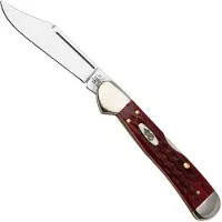 Case Knives Case Mini Copperlock 10307 Pocket Worn Old Red Bone, Corn Cob Jig 61749L Stainless Steel Taschenmesser