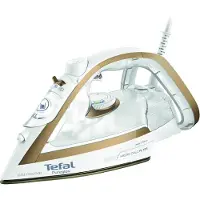 Tefal Puregliss FV8042, Trocken- & Dampfbügeleisen, Durilium AirGlide Autoclean soleplate, 2 m, 280 g/min, Bronze, Weiß, 50 g/min