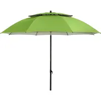 Doppler , Sonnenschirm / Strandschirm "Windprofi 200", apfelgrün, Ø 200 cm