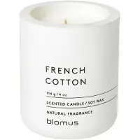 Blomus Duftkerze Fraga French Cotton Lily White 24 Stunden (6,5 x 8 cm)