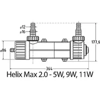Aquamedic Helix Max 2.0 UV Wasserklärer 55 Watt
