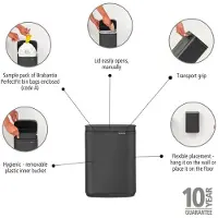 Brabantia Bo Mülleimer 4 L - Mineral Infinite Grey