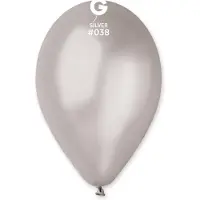 GoDan S.A Luftballons 30 cm metallic silber