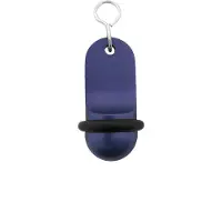 Combicraft Mini Classic Blau Aluminium Hotel Schlüsselanhänger 60x25 mm - 5 Stück