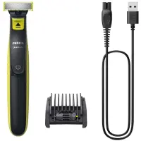 Philips Norelco OneBlade QP2724/10, Folienschaber, Grau, Limette, Batterie / USB, Integrierte Batterie, 45 min, 8 h