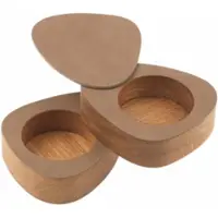 Lind DNA Peffer- und Salzset Curve Salt & Pepper Nupo Brown (2er-Set)