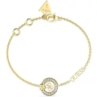 GUESS Fashion gold-plated bracelet with zircons Knot You JUBB04053JWYGWHS