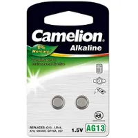 Camelion Batterien Knopfzelle LR 44 Alkaline 2er Blister 12050213