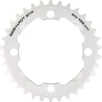 Gebhardt GTP -Kettenblatt uni grau 36T 4G Shimano 104 mm