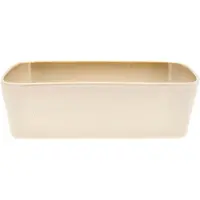Bitz Schale Gastro Rectangular Cream Cream 28 x 21 cm (2-teilig)