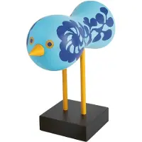 Design House Stockholm - Birds 1967, No 4, blau / gelb