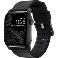 Nomad Active Pro Armband für Apple Watch | 44/45/46/49 mm - Schwarz / Schwarz