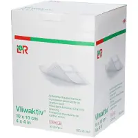 Lohmann & Rauscher Aktivkohle-Saugkomp.steril 10x10 cm 20 St Kompressen