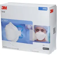 3M Aura Atemschutzmasken FFP2, Typ II R ohne Ventil (20 Stck.)