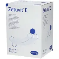 Hartmann Zetuvit E Steriel 10 x 10cm 413770 ok Nlfr 25 St Kompressen