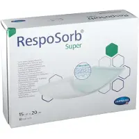 Resposorb Super Absorbent Verband 15 x 20 cm 10 Stück