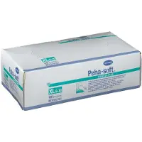 Peha-soft Latex Unt.Hands.unsteril puderfrei XL 100 St Handschuhe