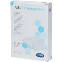 Hartmann transparent Hydrogelverb.5x7,5 cm 10 St Verband