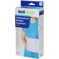 Actimove Abdominal Binder Comfort Gr. S, für Körperumfang 85-115 cm, weiß