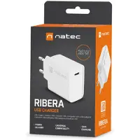 Natec RIBERA, Drinnen, AC, 12 V, Weiß