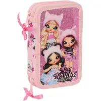 Big Buy Cooking Plumier Doble Na!Na!Na!Na! Surprise Fabulous Rosa 12,5 x 19,5 x 4 cm (28 Stück)