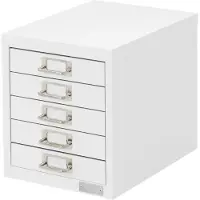 ML-Design | Schreibtischorganisator Darnell Weiß Stahl 28x38x33 cm | NADUVI