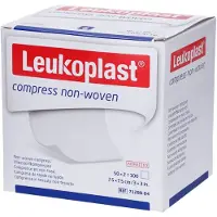 Leukoplast compress non-woven 7,5x7,5cm ste.4f 100 St Kompressen