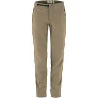 Fjällräven Hose High Coast Trail Trousers Damen Suede Brown W-Größe 46