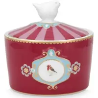 Pip studio Zuckerdose Love Birds Red-Pink 300 ml (4er Set)