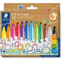 Staedtler - Noris Jumbo Markers, 12 Pcs (328-B C12)